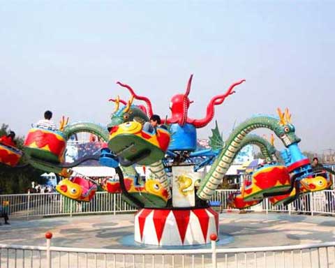 Fairground Attractive Octopus Ride 