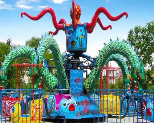 Thrill Octopus Ride For Amusement Park