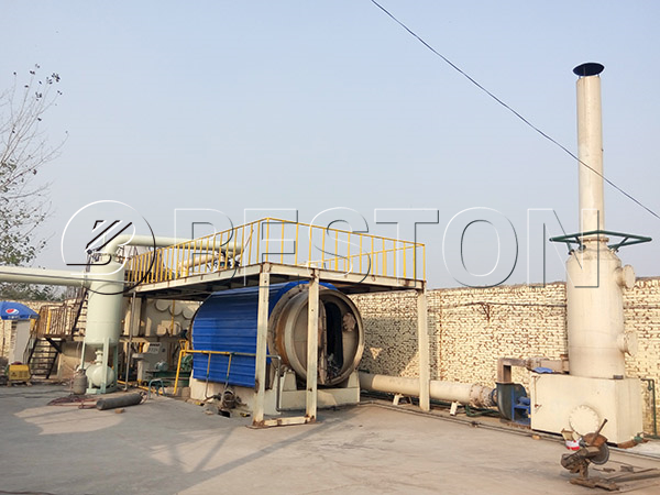 Beston waste tyre pyrolysis plant