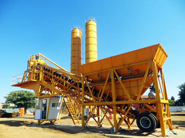 mobile concrete batch plant