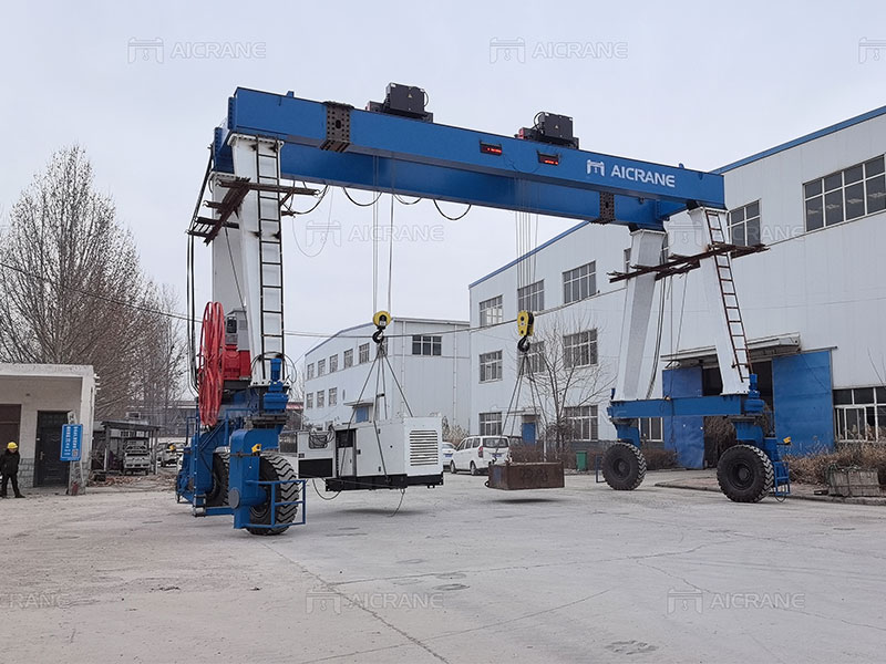 Rubber Tyre Crane