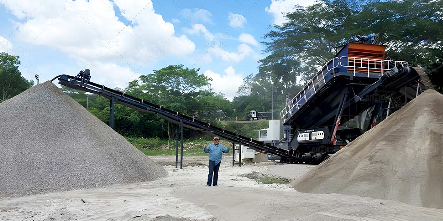 mobile stone crusher working honduras