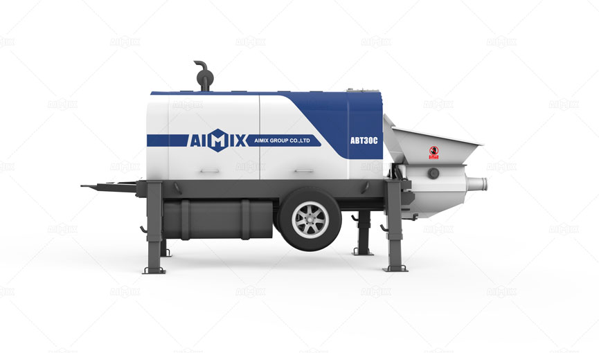 Mini Diesel Trailer Pumping Machine