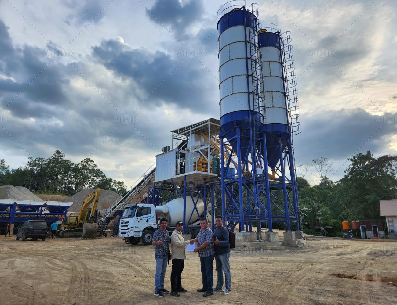 concrete plant manufacturers