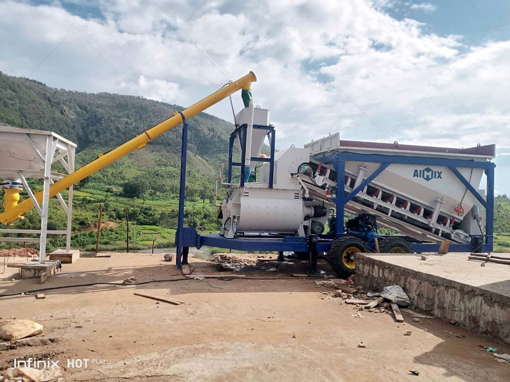 Mobile Concrete Plant for Kaduna Rural Road Project'