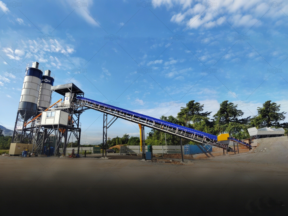 AJ120 Stationary Batching Plant Operation