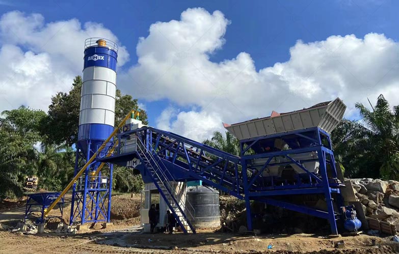Mobile Concrete Plant for Construction Projects