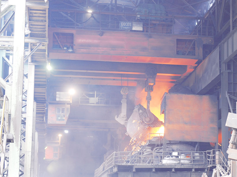 100 ton overhead crane for ladle handling
