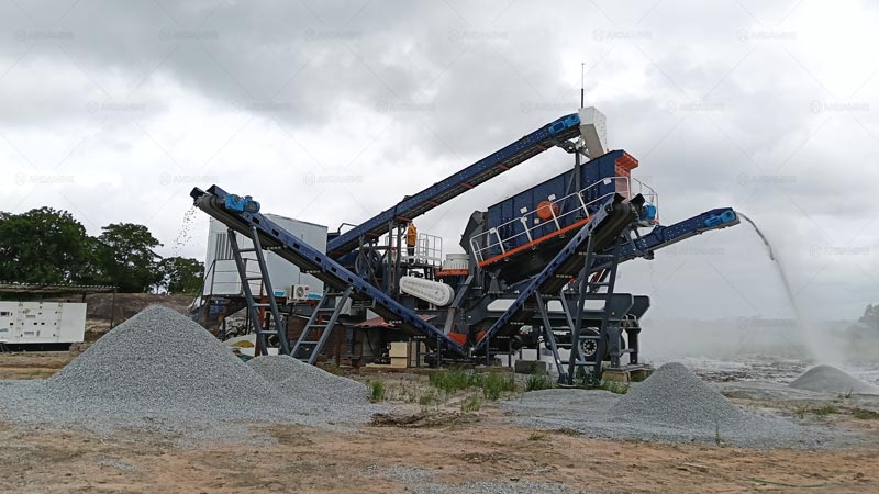 Integrated Design of the Mobile Crushing Plant